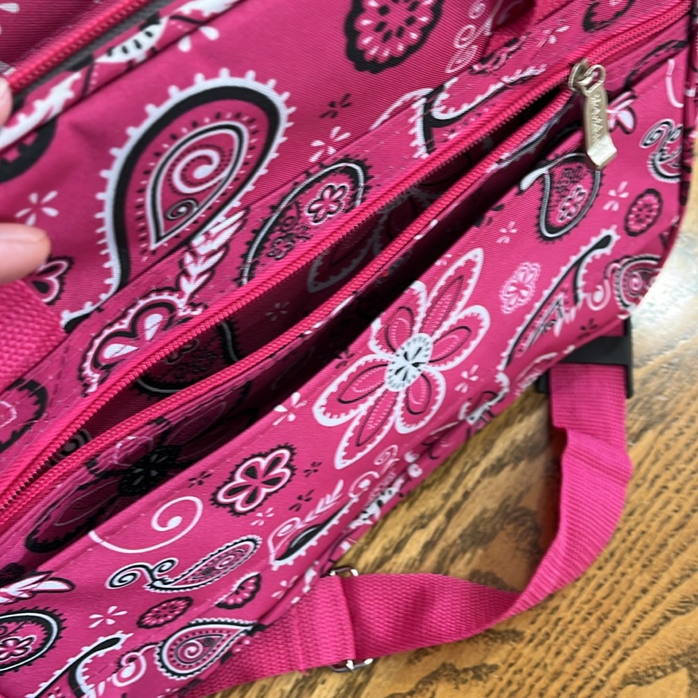 Rockland Pink Paisley Women's Bag NWOT - Picture 7 of 10